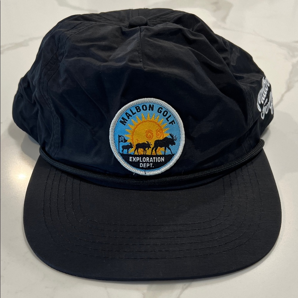 Malbon Golf Black Hat